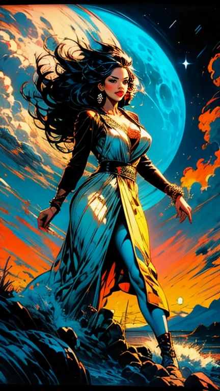 (masterpiece:1.1), (best quality:1.1), (aesthetic:1.1), (vibrant colors:1.2), BREAK,
(surreal:1.1), (industrial:1.0), BREAK,
(solo:1.2), (dynamic pose:1.0), (Adult Flim Actress Daisy Marie:1.1), (windy:1.0),