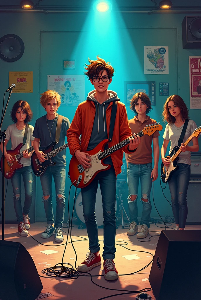 High school Students rock band