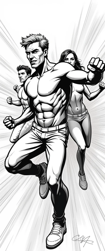 Comic Line Art