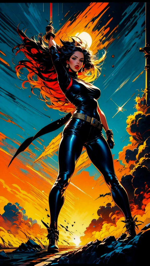 (masterpiece:1.1), (best quality:1.1), (aesthetic:1.1), (vibrant colors:1.2), BREAK,
(surreal:1.1), (industrial:1.0), BREAK,
(solo:1.2), (dynamic pose:1.0), (Adult Flim Actress Daisy Marie:1.1), (windy:1.0),