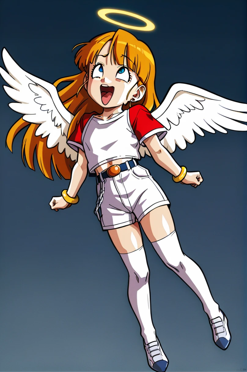 anime girl with angel wings and a big ass, angelic wings on her back, super wide angel, wide angel, ecchi, anime goddess, ecchi anime style, wing, commission for high resolution, | fine detail anime, ahegao, angel girl, anime barbie in white stockings