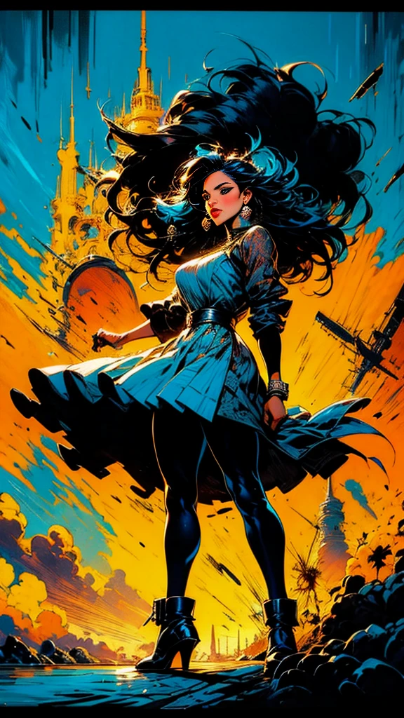(masterpiece:1.1), (best quality:1.1), (aesthetic:1.1), (vibrant colors:1.2), BREAK,
(surreal:1.1), (industrial:1.0), BREAK,
(solo:1.2), (dynamic pose:1.0), (Adult Flim Actress Daisy Marie:1.1), (windy:1.0),