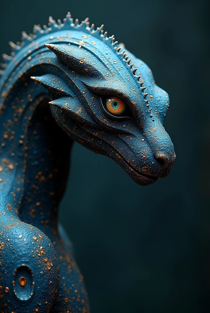 Create a picture of what an artificial intelligence would look like. Without human features and without a body. Only with data processing, analysis and interference of graphs. Make me Roko's Basilisk