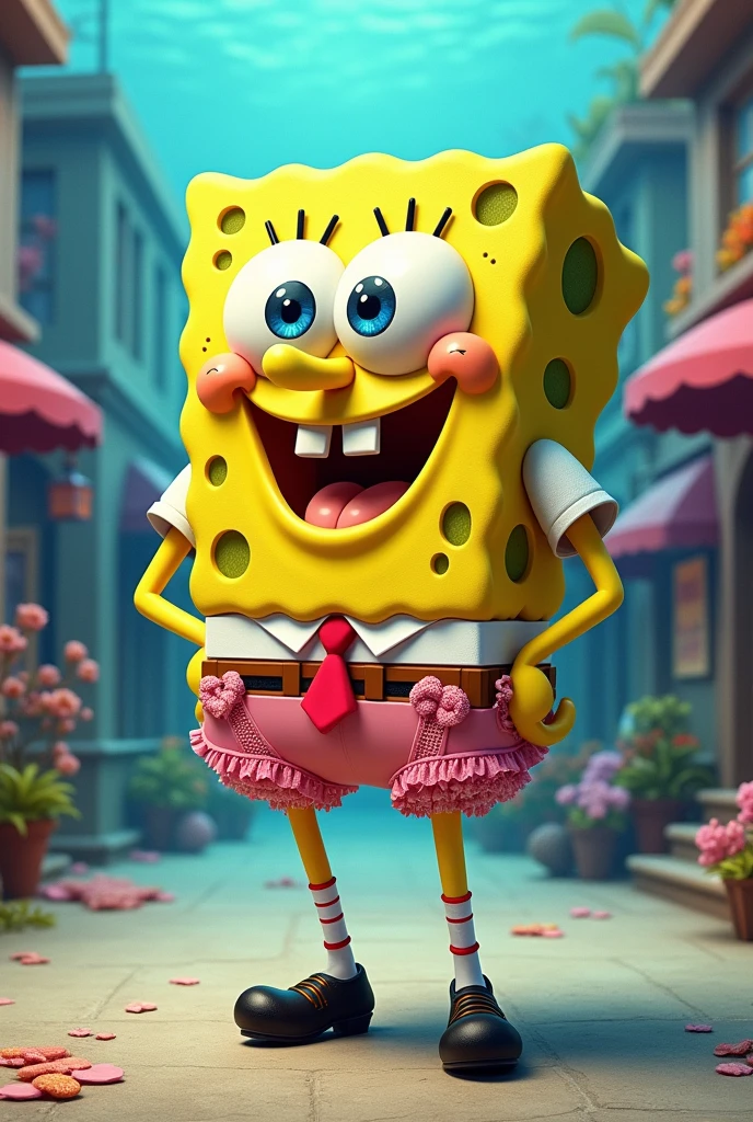 Spongebob in panties