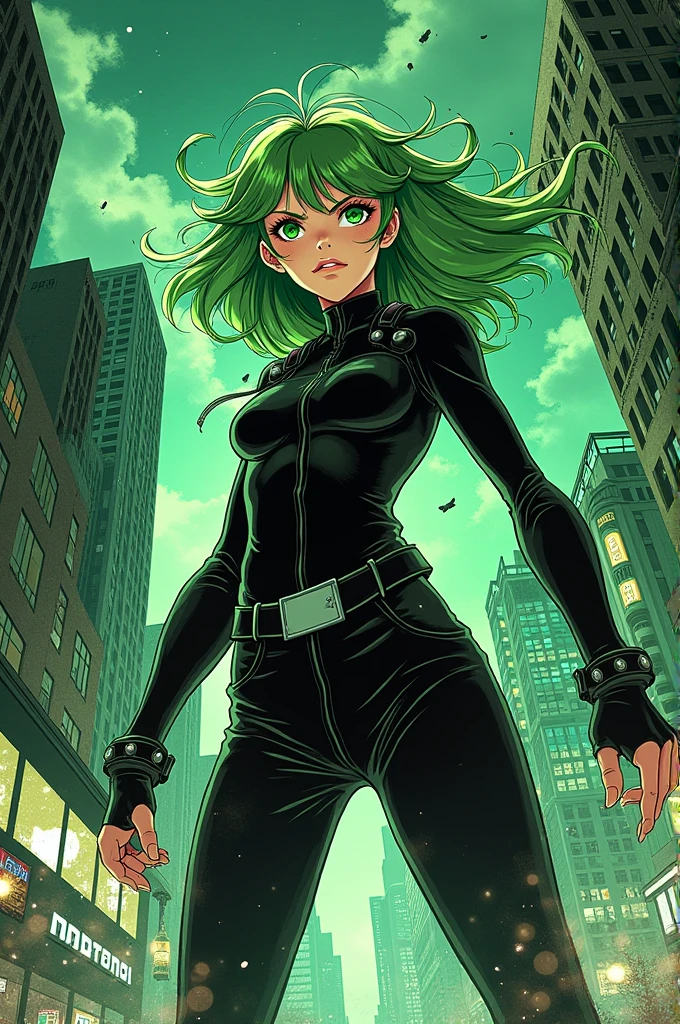 Tatsumaki in manga style