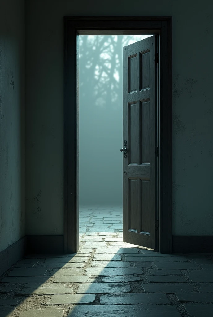 Door half open