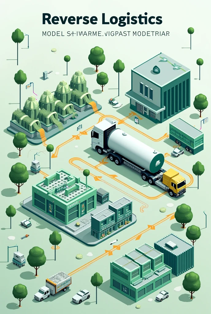 Reverse logistics model for glass recycling 