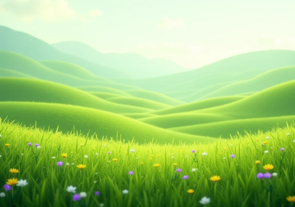 Green Grasslands background