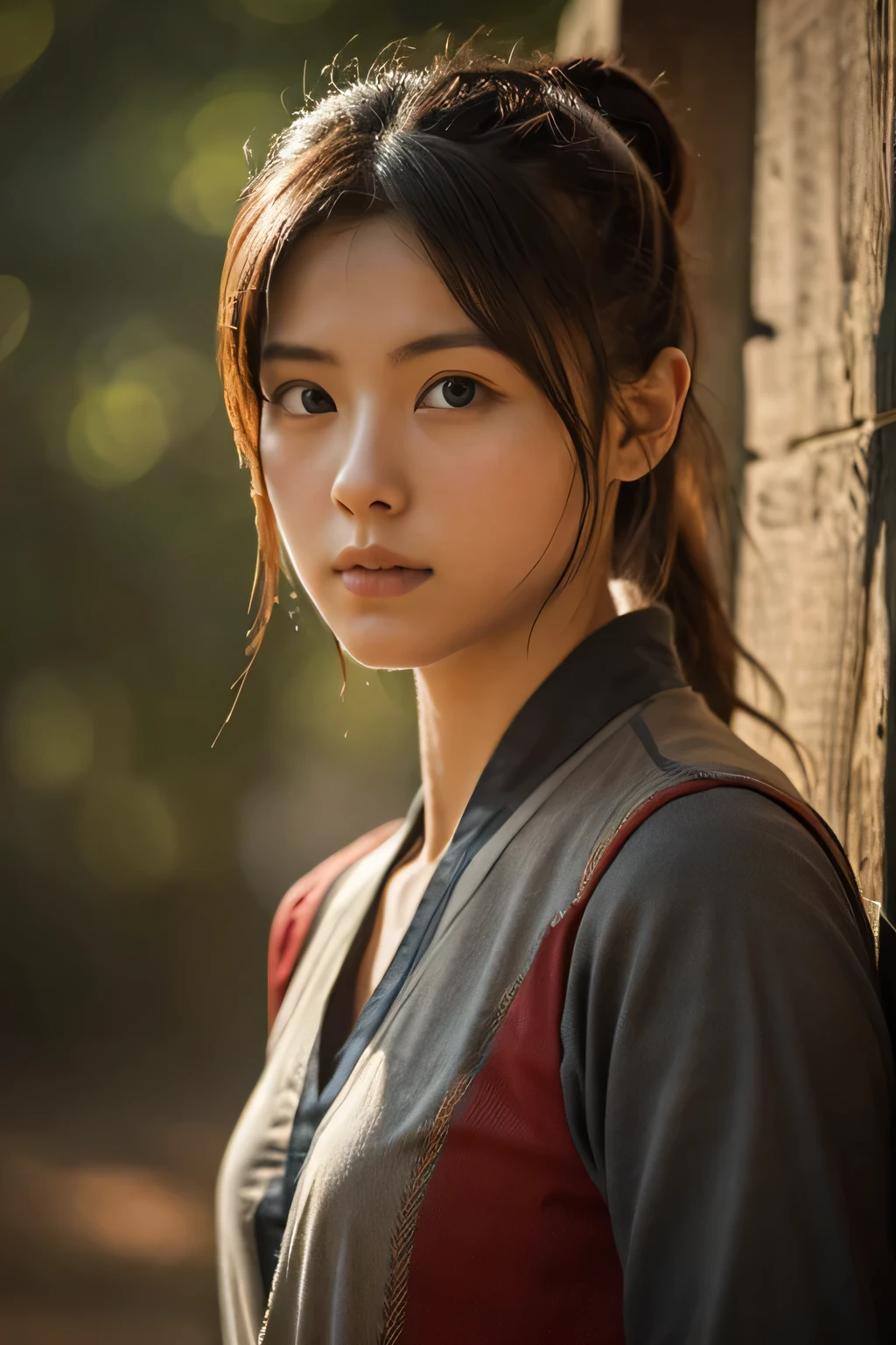 Highest quality, Realistic, Very detailed, finely, High resolution, 8k、Beautiful Japanese Ninja