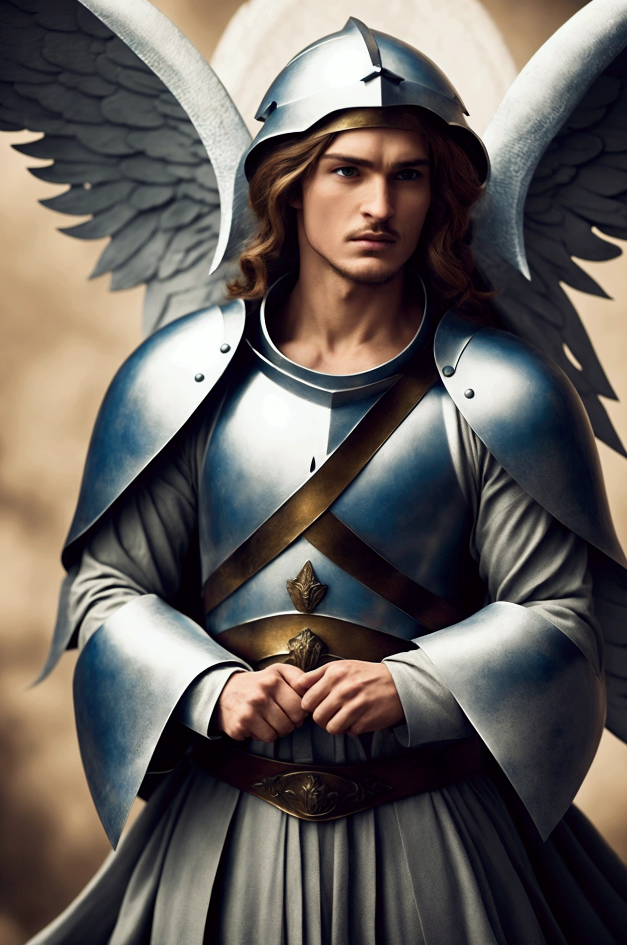 images of angel gabriel prepared to fight