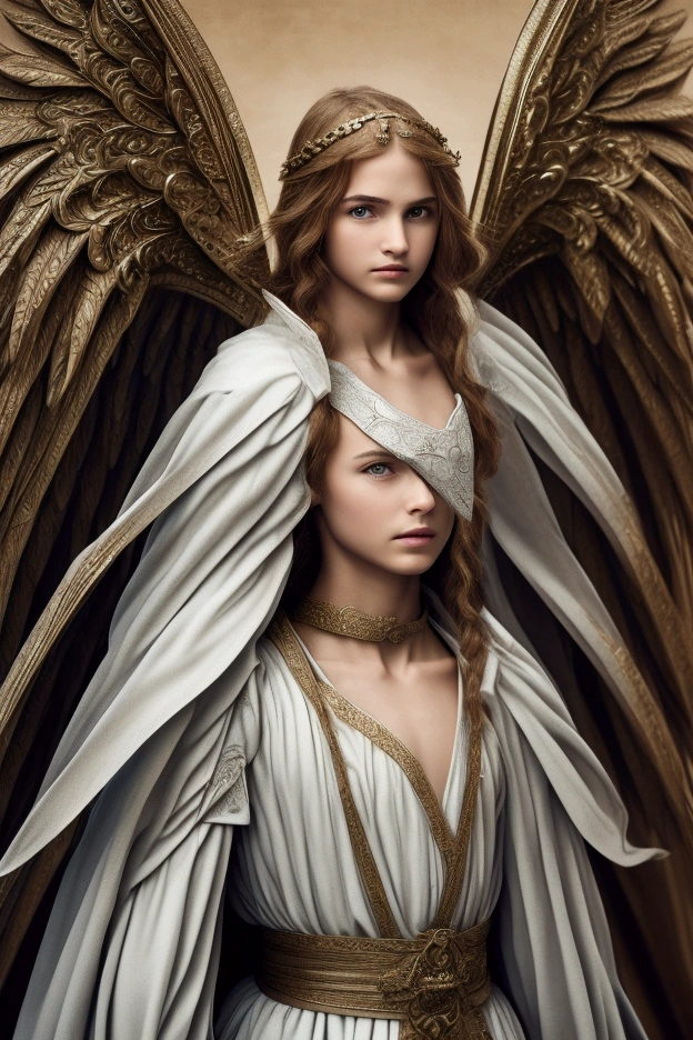 images of angel gabriel prepared to fight
