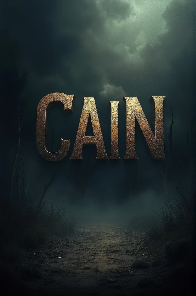 An image with the word cain written on it