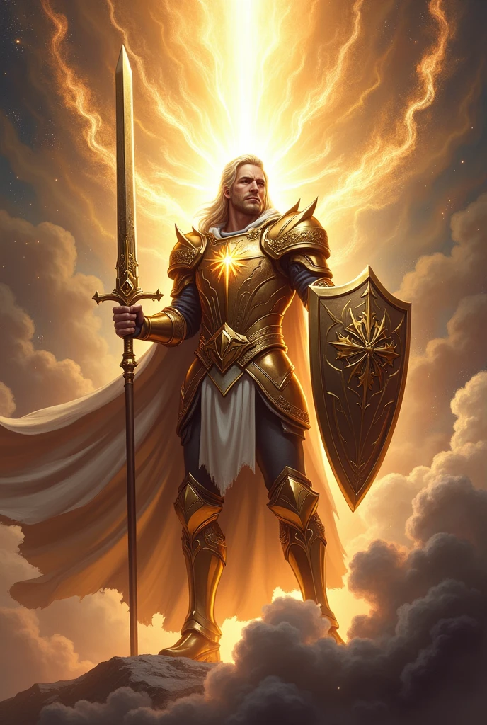 A holy paladin rpg class symbol