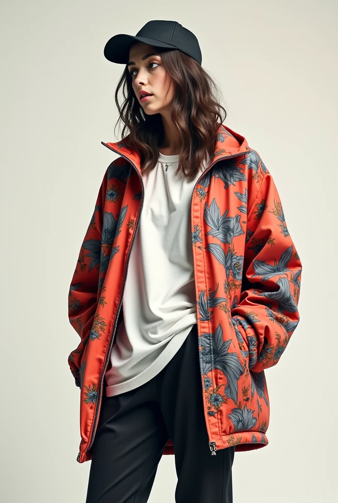 I need to generate a layout sketch for a website dedicated to selling clothes online (ecommerse) where the main thing is oversized printed t-shirts, caps and jackets
, Give me the index only

