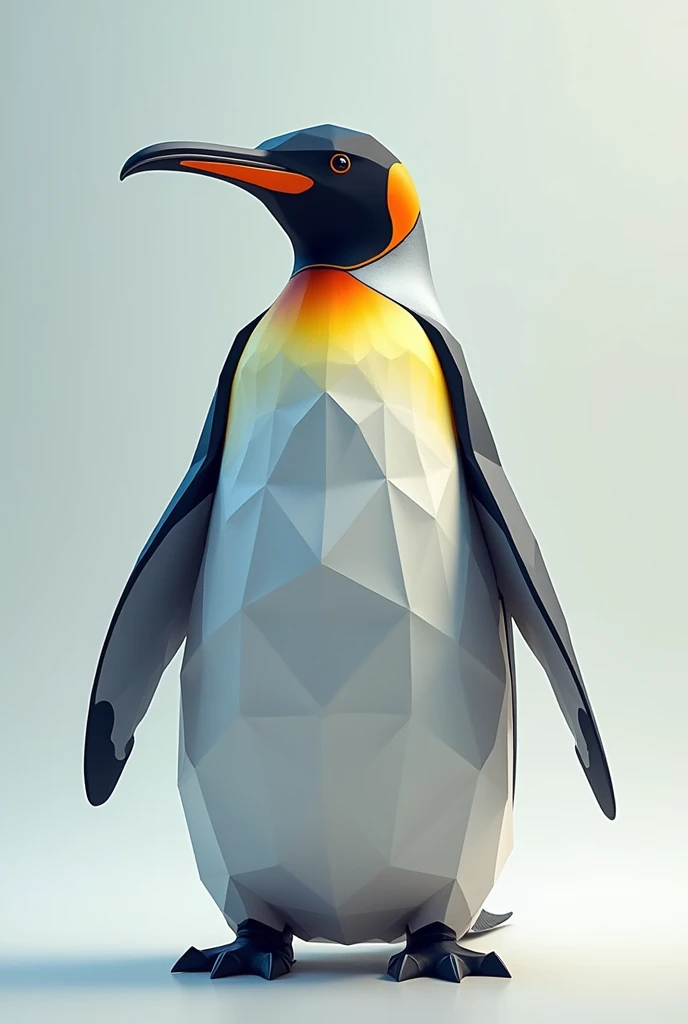 Polygonal long-browed macaroni penguin