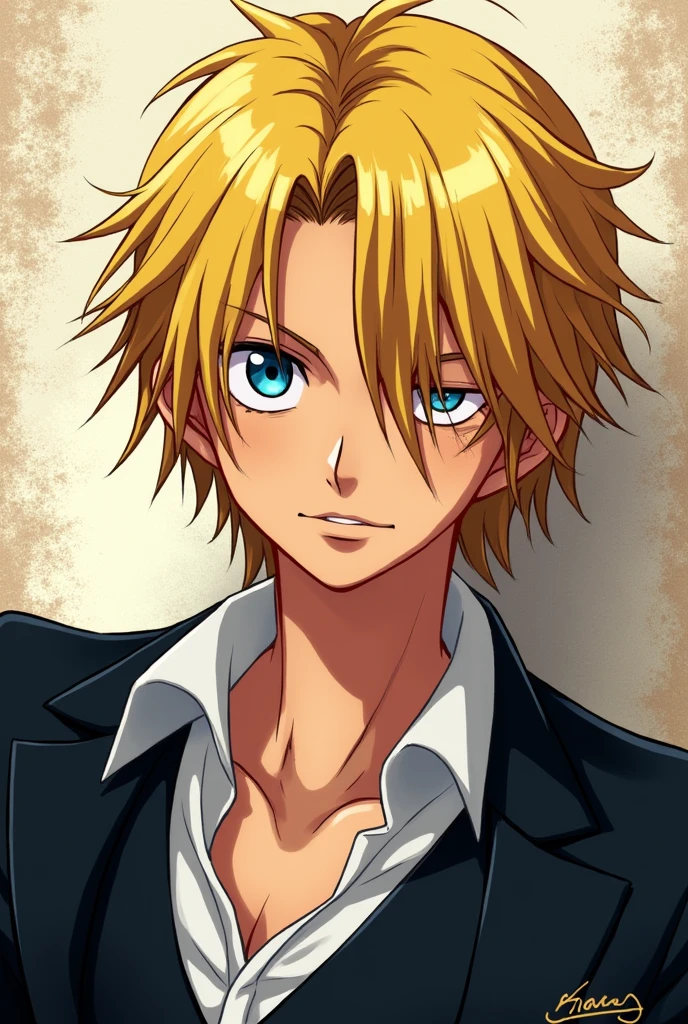 Sanji de one piece em formato de Thumbnail