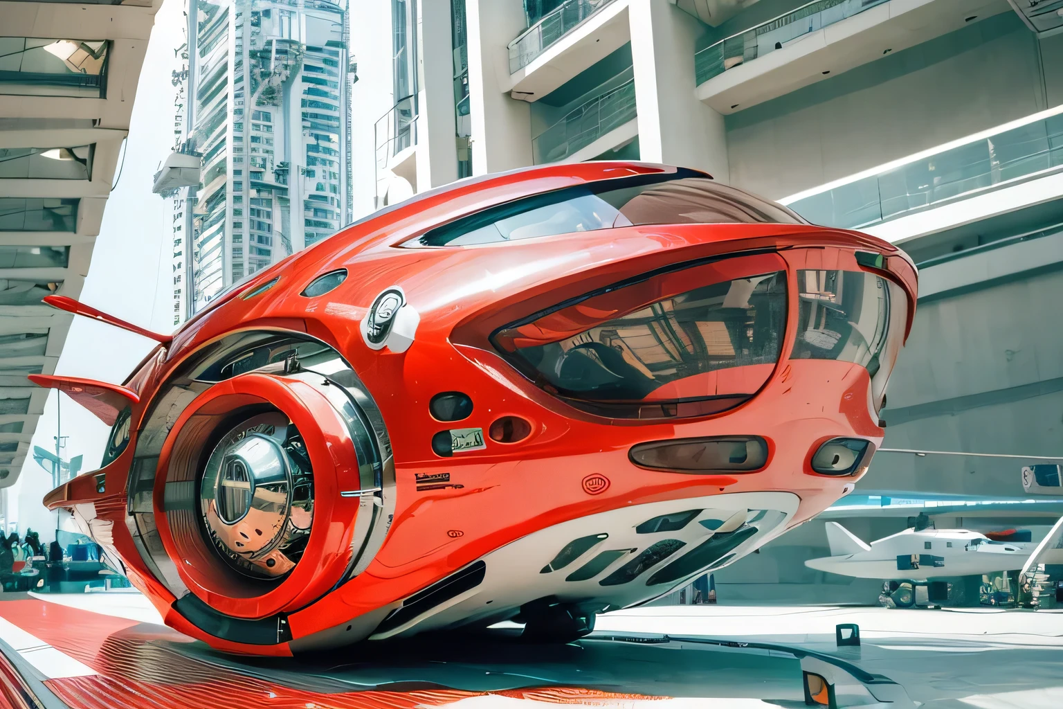 Check-in at the space station of the future