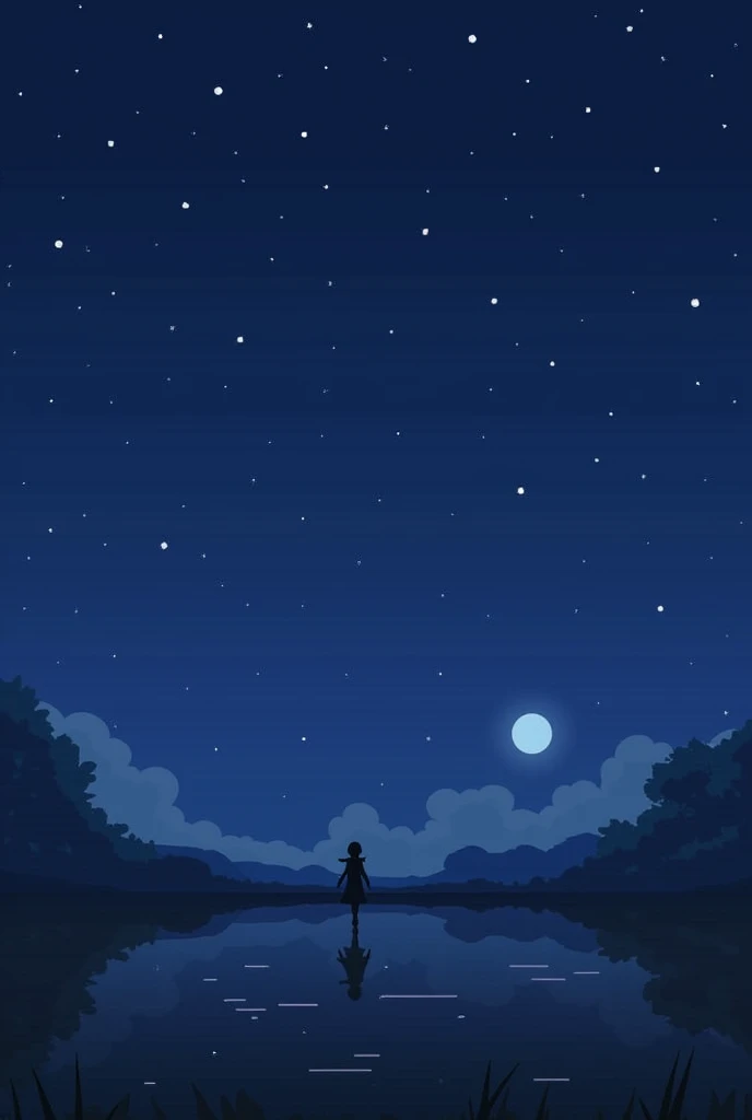 wallpaper、night、moon、Starry Sky