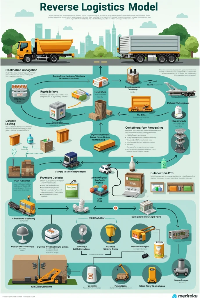 Reverse logistics model for the reuse of containers and packaging