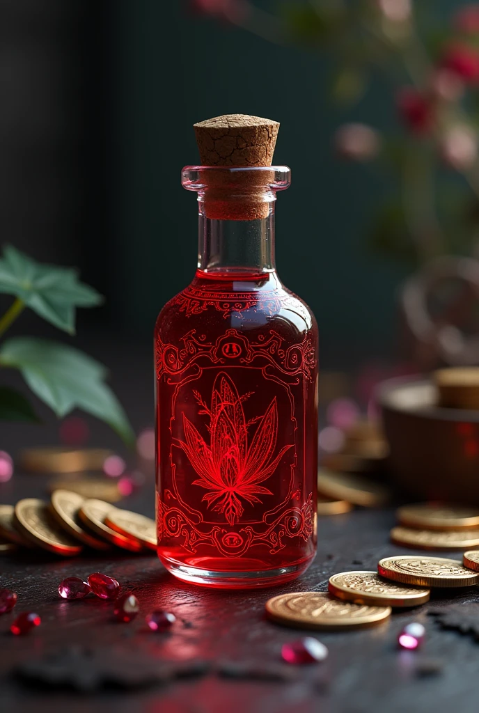 Red wormwood oil brings luck and fortune