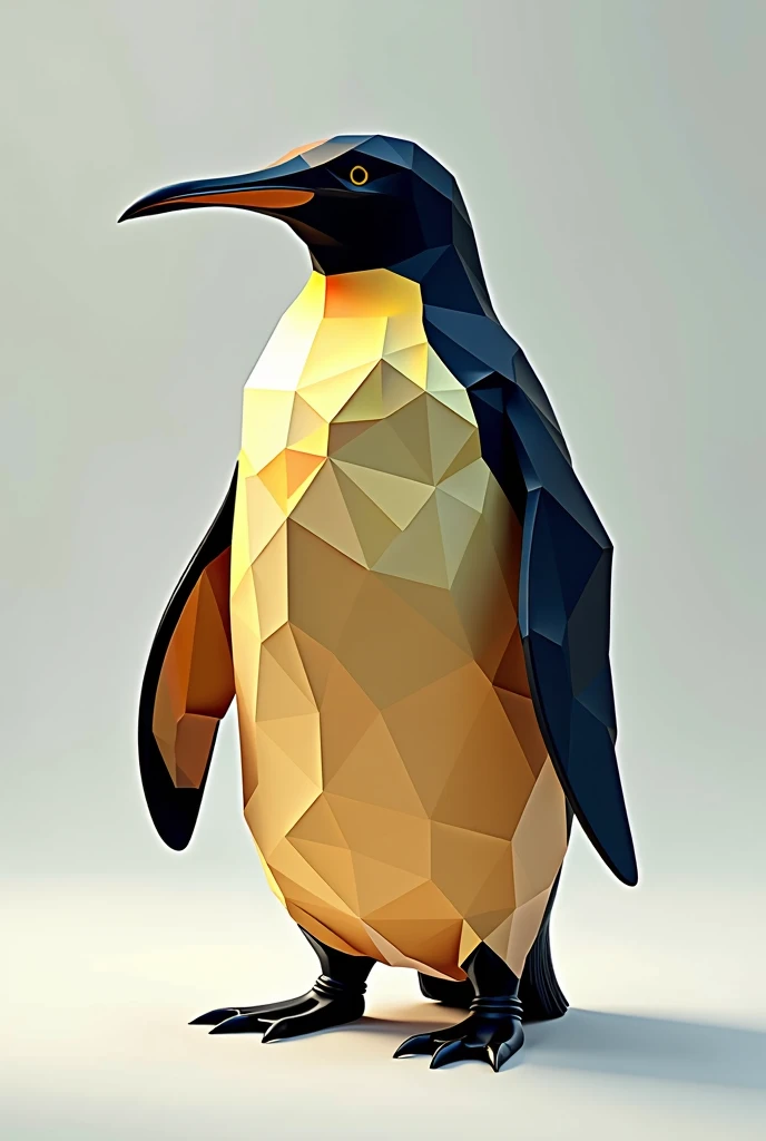 Polygonal long-browed macaroni penguin