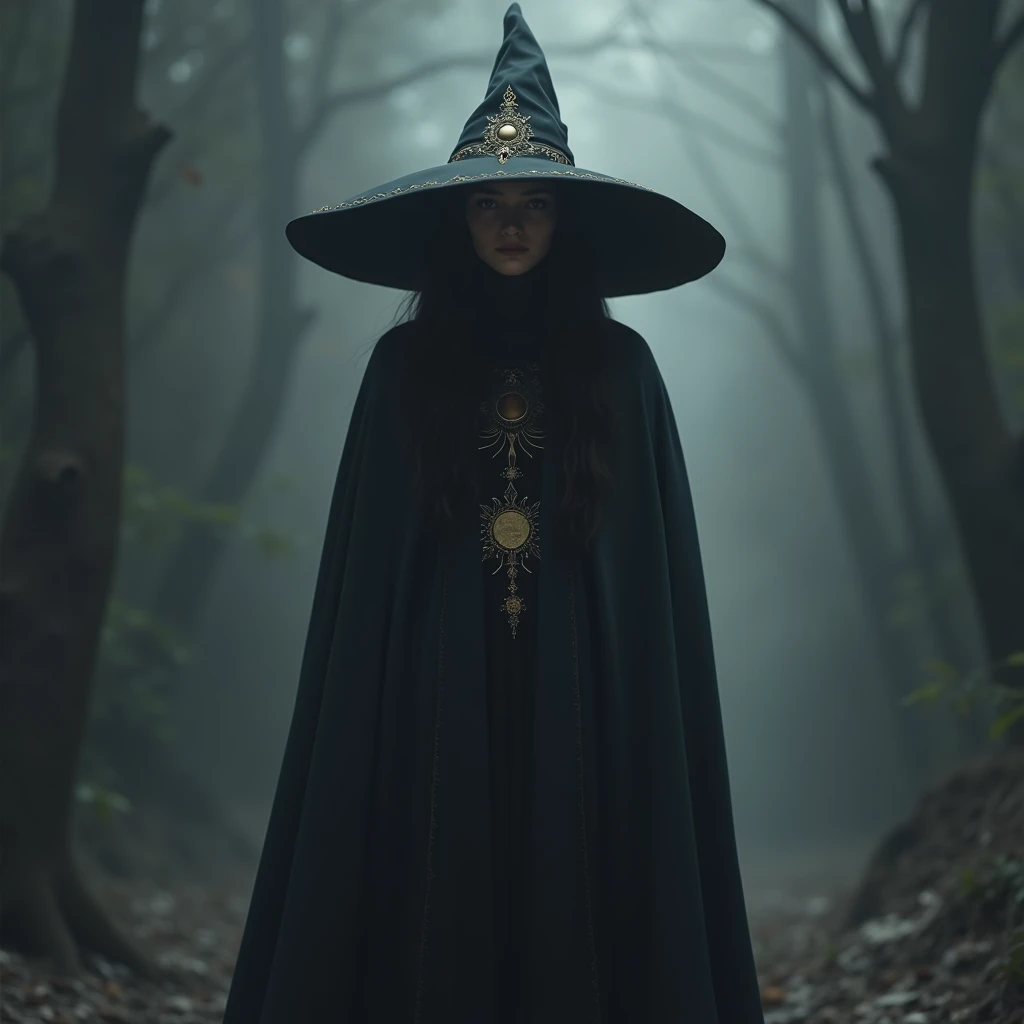 One person, Witch Hat,