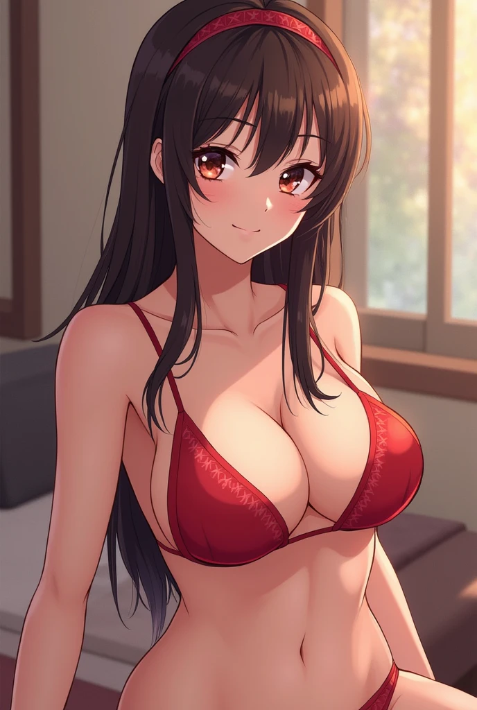 Create women who is very hot sexy.. her boobs is smooth. Hentai anime
