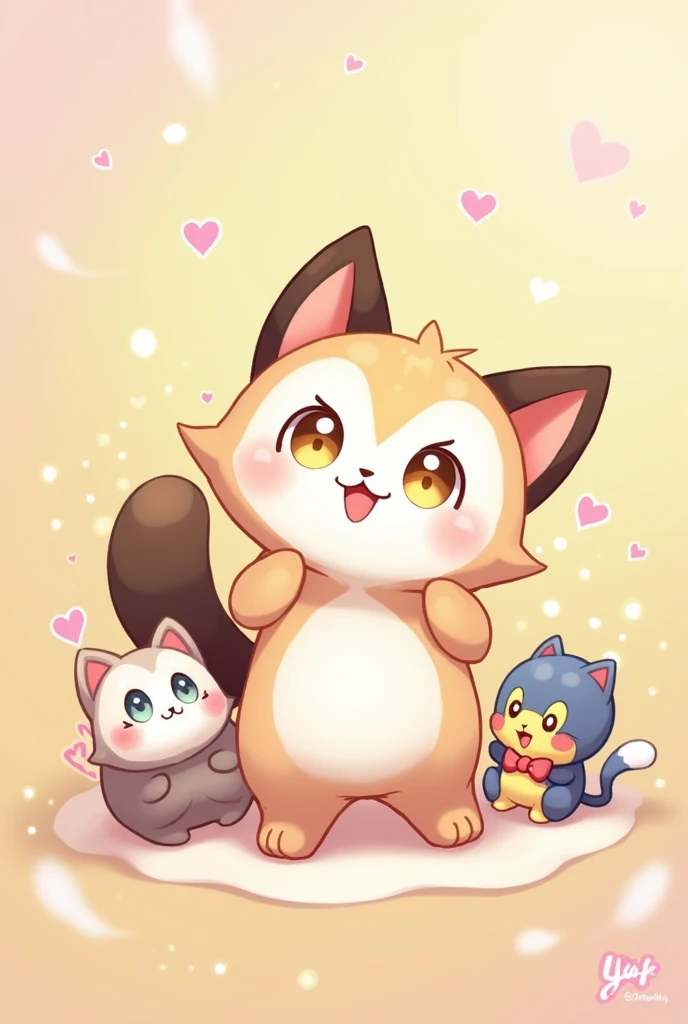 meow the pokemon but in adorable version