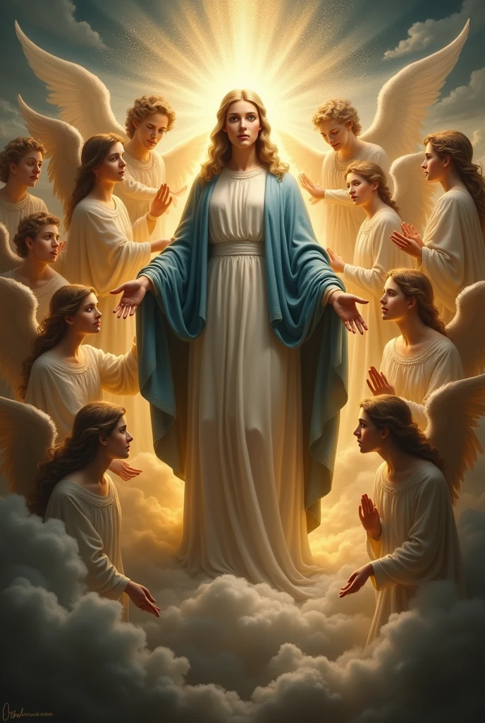 THE HOLY VIRGIN MARY WITH ALL THE ANGELS