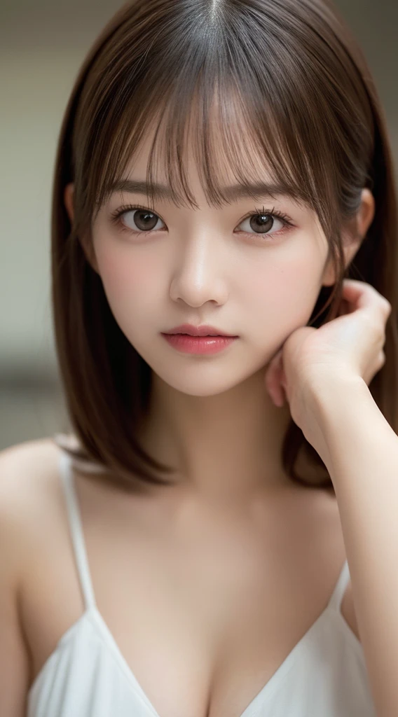 Tabletop, Highest quality, shape, Very detailed, finely, High resolution, 8k wallpaper, 完璧なダイナミックな構shape, Beautiful and detailed, Straight hair, Small breasts, Natural color lip, 20-year-old girl、Midnight、美しく詳細なface、完璧で美しいface,Big eyes、RAW Photos、Beautiful and detailed、faceが小さい、Beautiful Duplex、スリムなfaceとbody型,美しい黄金比のface,Twin ponytail,Bright expression,A photo shoot focusing on beautiful legs、 (faceに近づく, faceを大きくする, faceフォーカス:1.0), break, (masterpiece, Highest quality, Very detailed, 詳細なface, 8k)、Actual Photos、完璧で美しいface、Blur the background、笑face、Exactly the same skin texture as human skin（face、body）