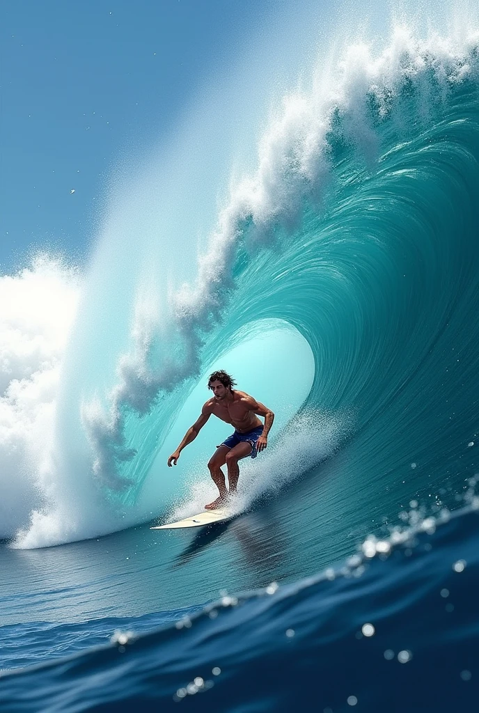 Surfer drawing