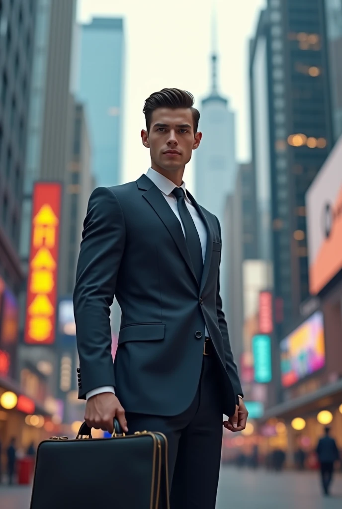 Male age18. businessman