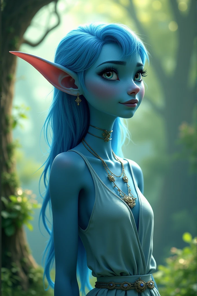 Animated Blue Elf