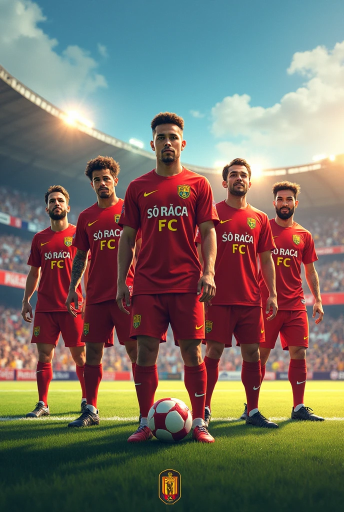 Team shield called Só Raça FC