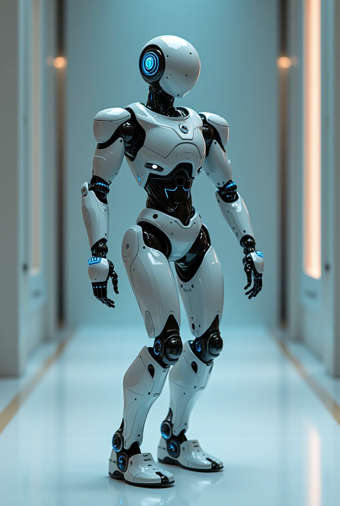 An robot talking about game side effects and dancing
