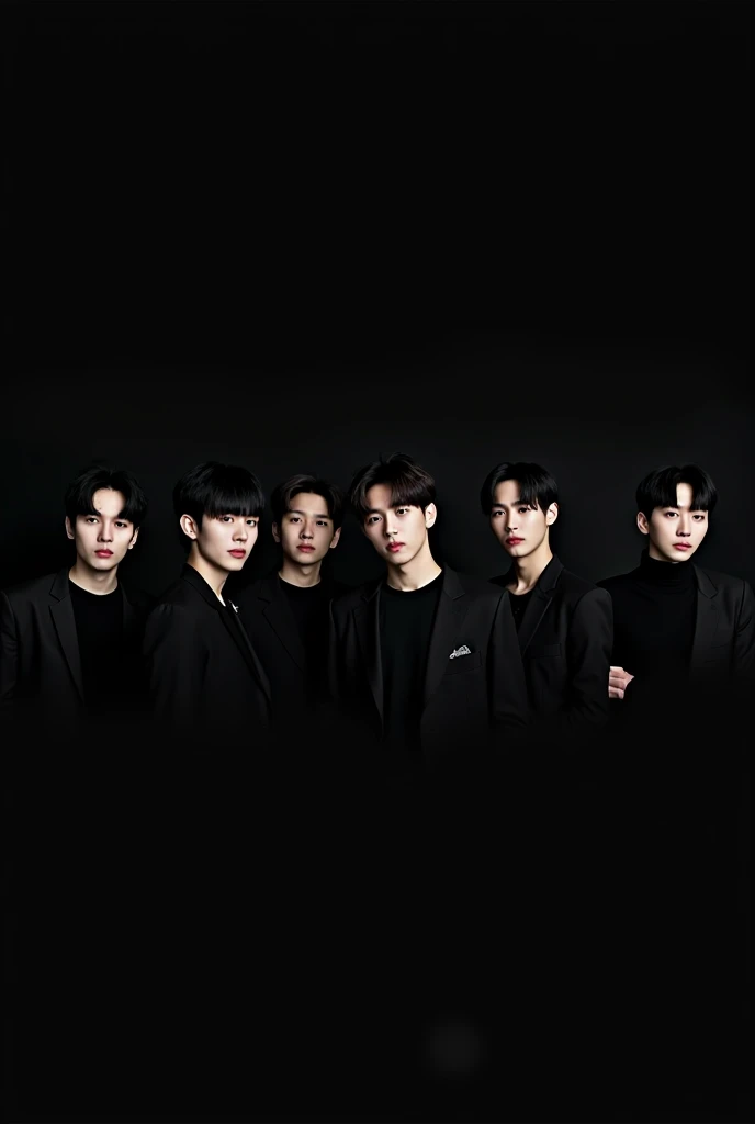 Wallpaper do bts, with the predominant black color
