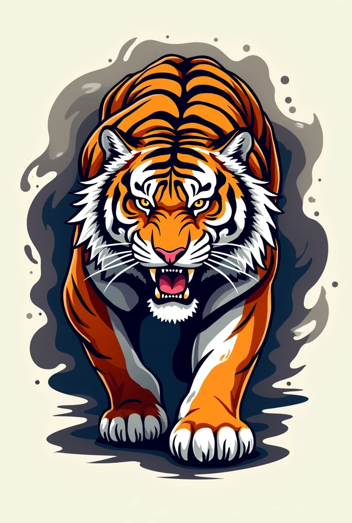 Tiger logo with the name Fabian Alejandro