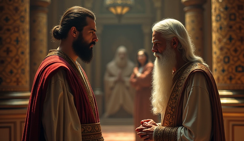 Talk of the king and the saint
