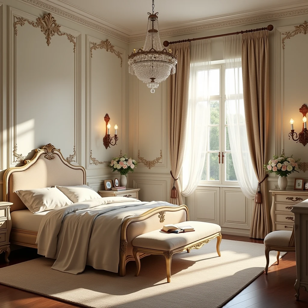 French style，bedroom