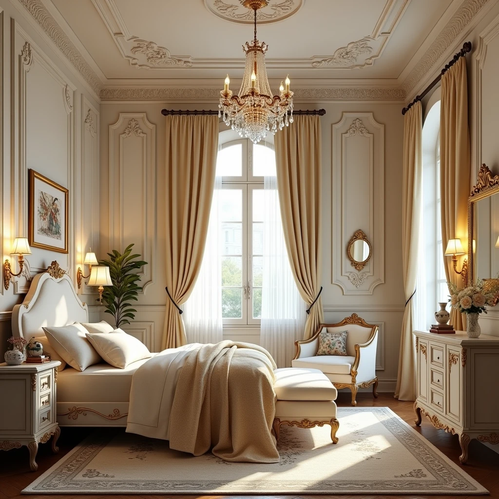 French style，bedroom