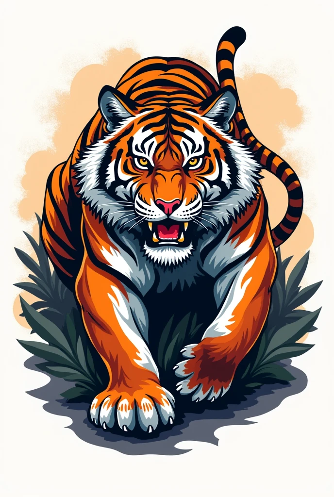 Tiger logo with the name Fabian Alejandro