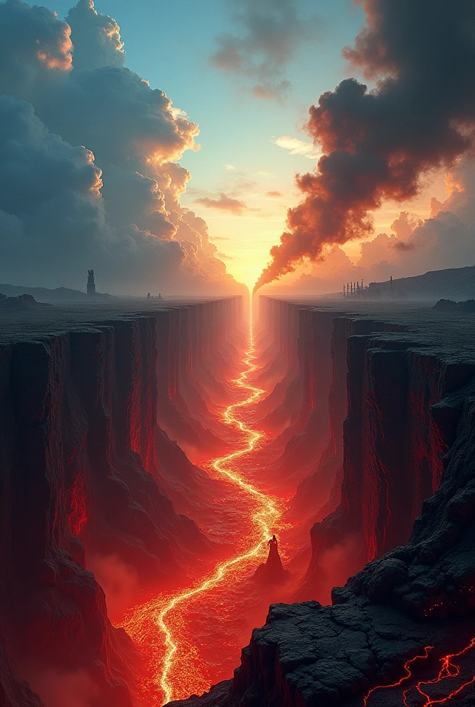 background half sky half hell
