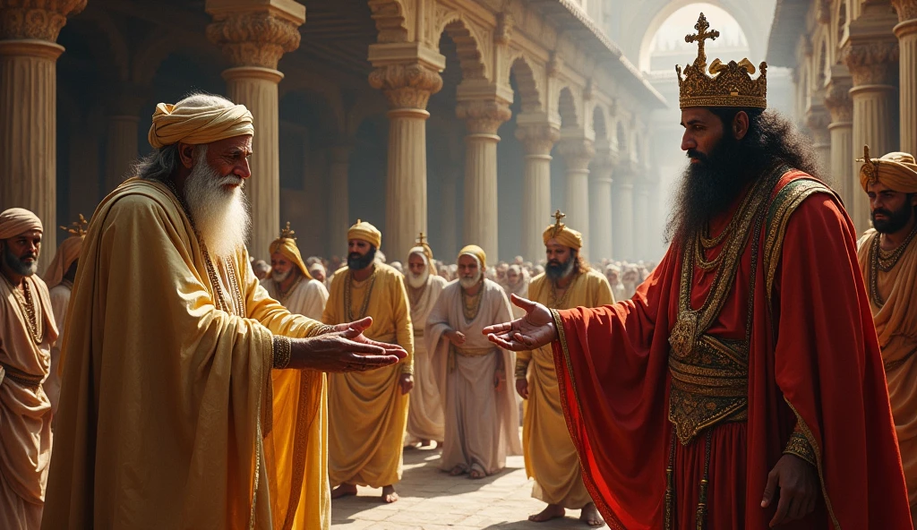 The king gave the sadhu the title of royal guru