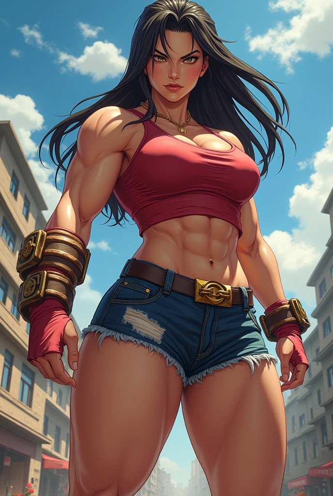 beefy woman anime