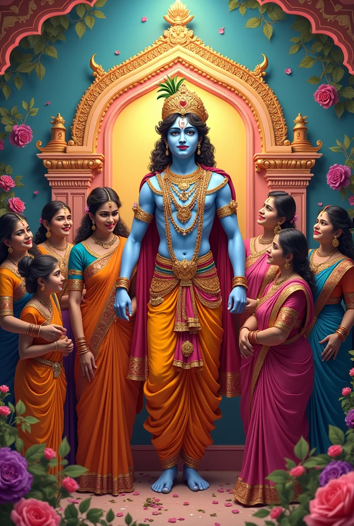 Here is a Shri Krishna Janmashtami-style with my name "Dilip Varma" elegantly written on it. I hope it captures the festive spirit you were looking for!