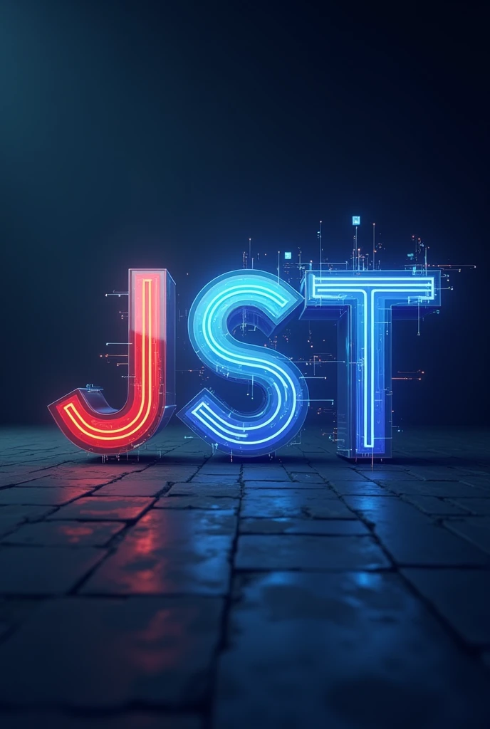 Create a logo for jsbt using different text with animation