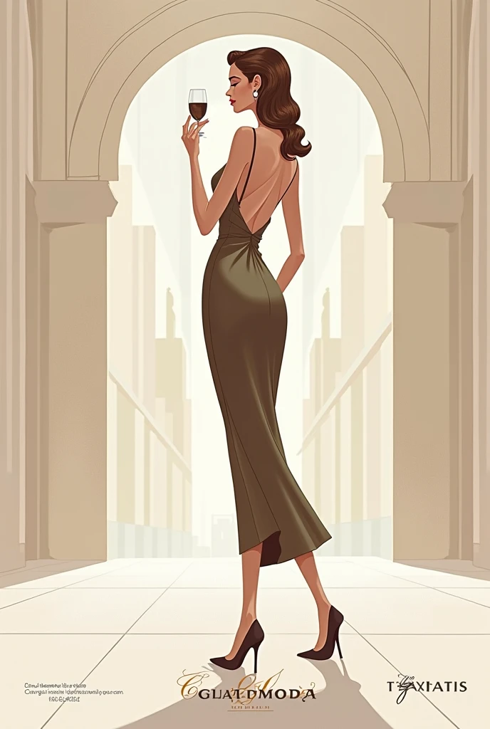 Create a poster advertising to attend a fair on September 4, 2024. It is called Èclat D' moda. This is a clothing stand. ,I wish the poster to be elegant and not too complicated, something simpler I would reissue a poster