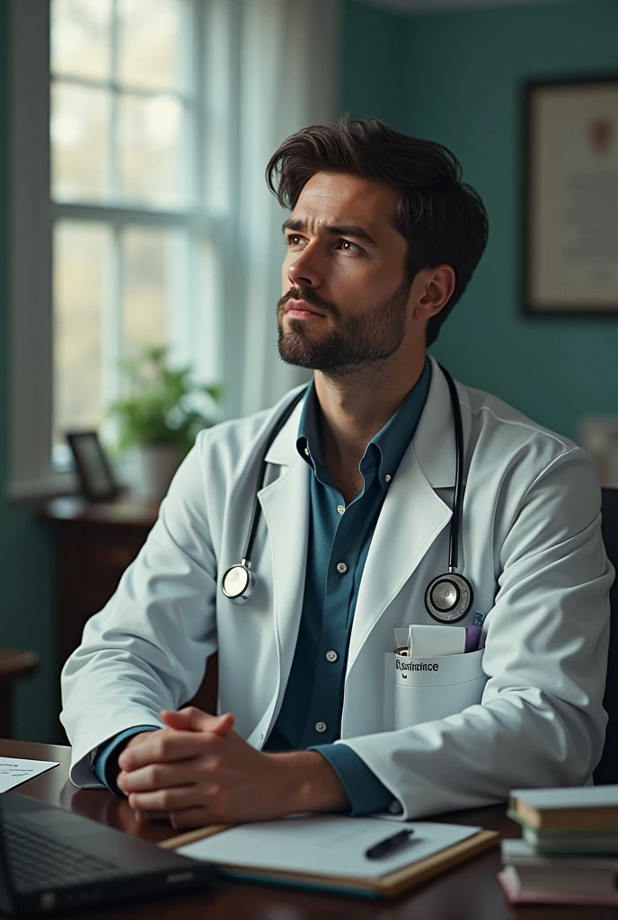 A doctor sit more