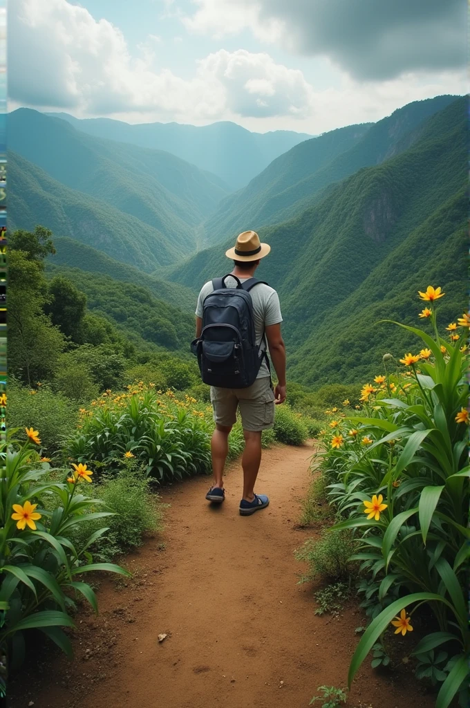 Video for tiktok with the theme "Seven places in Brazil that you need to visit"