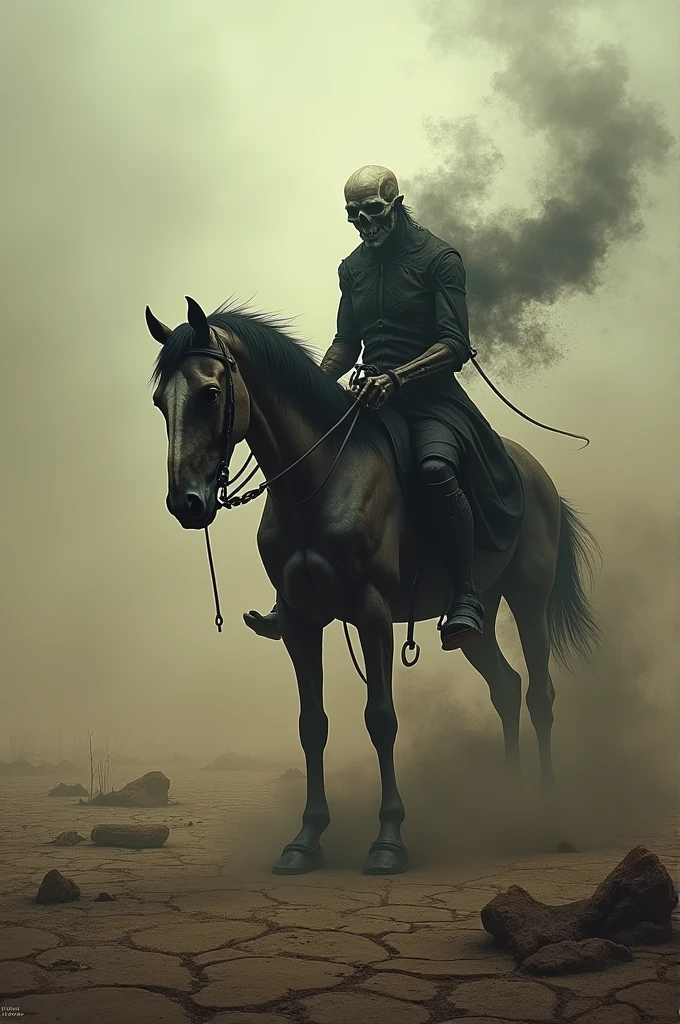 The Third Horseman of the Biblical Apocalypse